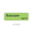 Anticholinergic Agent Anaesthetic Syringe Labels
