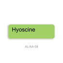 Anticholinergic Agent Anaesthetic Syringe Labels