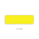 A bright yellow rectangular color swatch centered on a white background, with the text 'AL/IAB' below it.