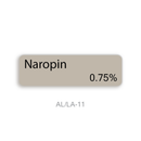 A label showing the text 'Naropin 0.75%' inside a rounded beige rectangle, with 'AL/LA-11' printed below on a white background.