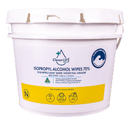 Tub of clean life isopropyl alcohol wipes
