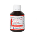 Bottle of Chlorhexidine 0.5% in Ethanol 70% Tinted Red