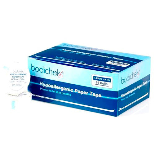 Hypoallergenic Paper Tape Wrapped 2.5cm x 9.1m - Bodichek