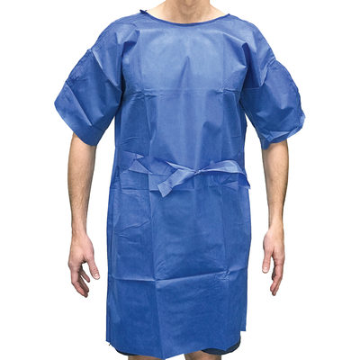 Patient Gown, Easy Wrap (Single-use) - Haines